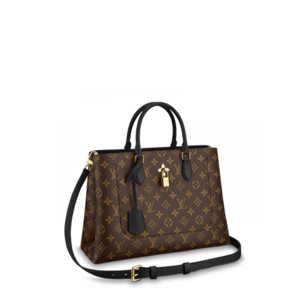 Louis Vuitton Flower Tote Bag 34Cm Brown M43550