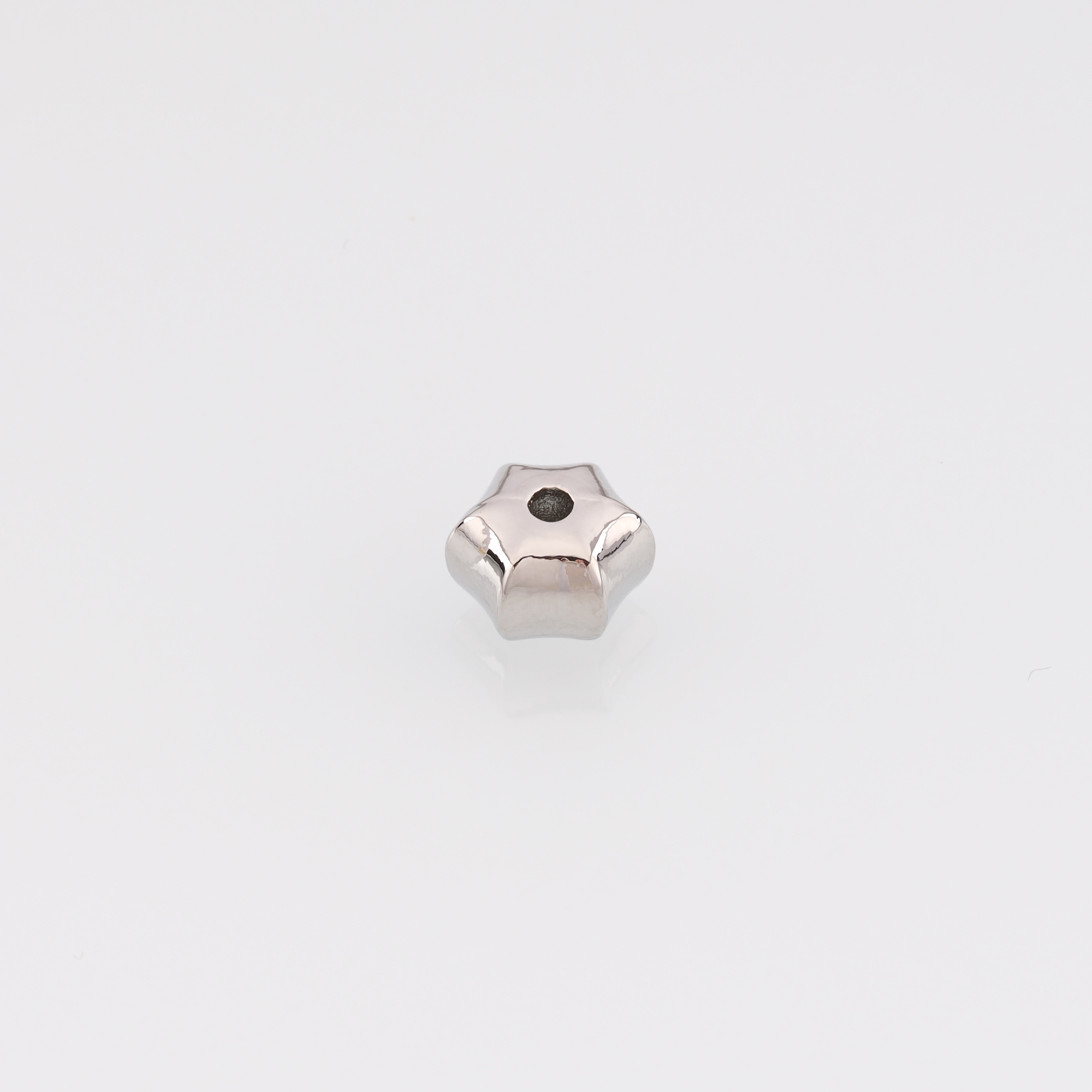 18K Gold Filled Hexagon Spacer Beads,Hexagon Bead for Bracelet Jewelry Necklace Making Supply