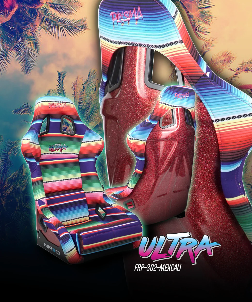NRG MEXICALI PRISMA ULTRA SEAT + SIDE MOUNTS