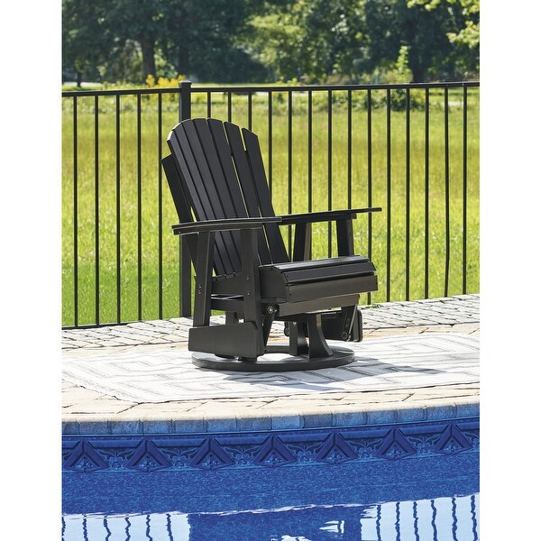 Signature Design by Ashley Hyland wave Outdoor Swivel Glider Chair
