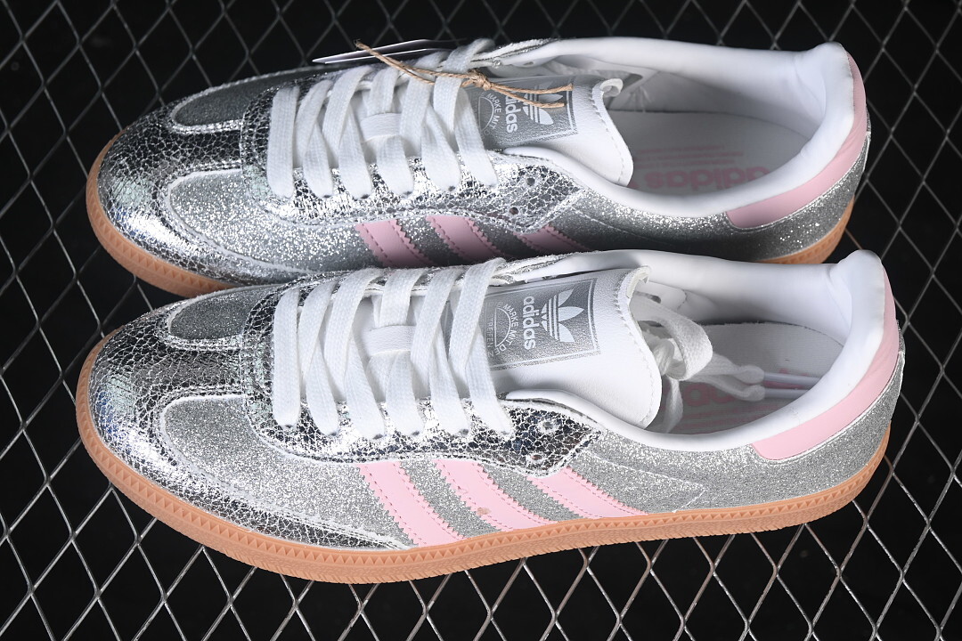 Adidas Samba Og Casual Sneakers Silver/Pink/Silver JR6695