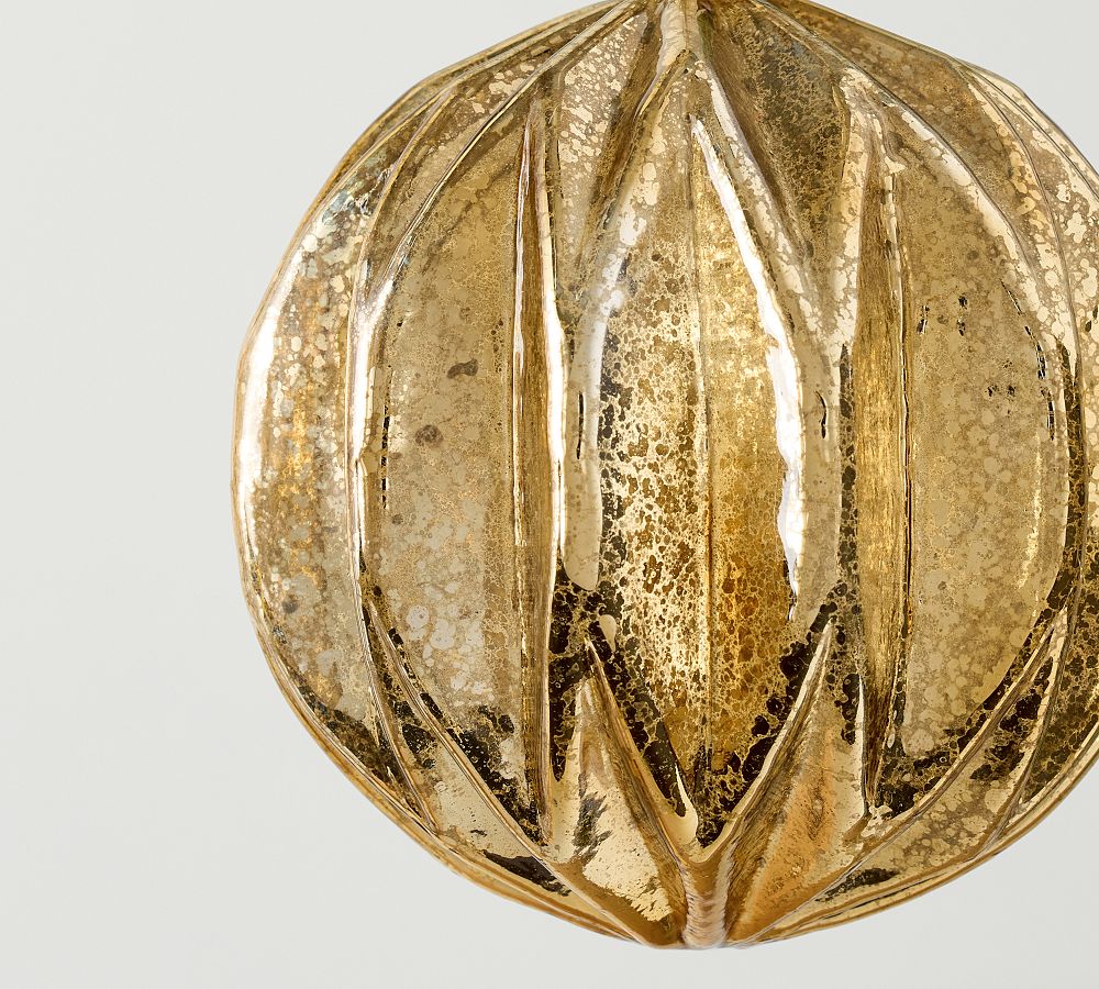 Mercury Gold Ball Ornament  sgtnighsdesigns