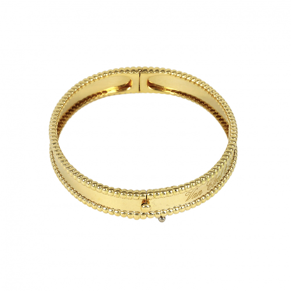 Van Cleef & Arpels Perle Senior Tulle Bracelet 18K Yellow Gold VCARP3K000