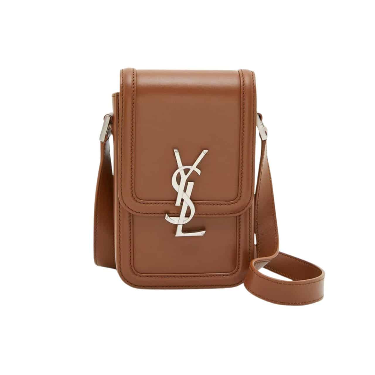 Saint Laurent Solferino Mini Bag In Smooth Leather Fox 11Cm