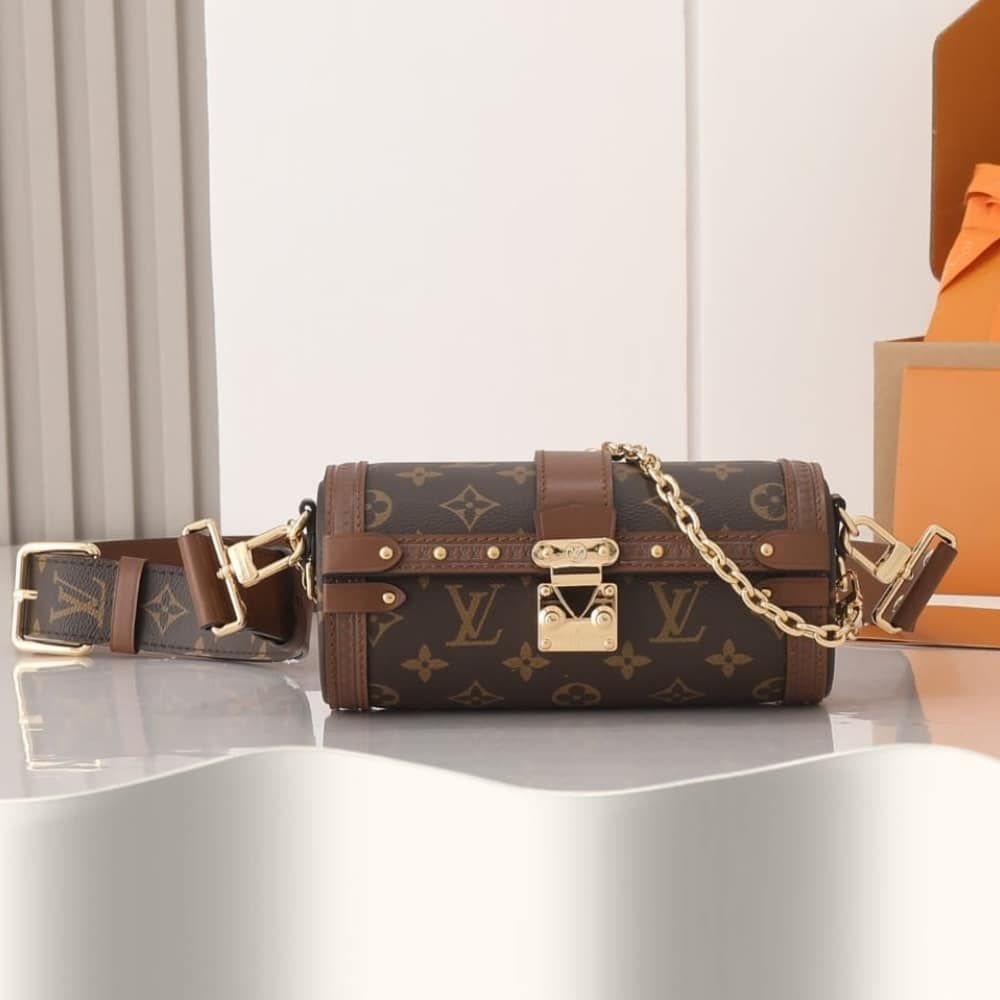[Premium Quality] – Louis Vuitton Papillon Trunk Monogram Brown 7.5 Inches M57835