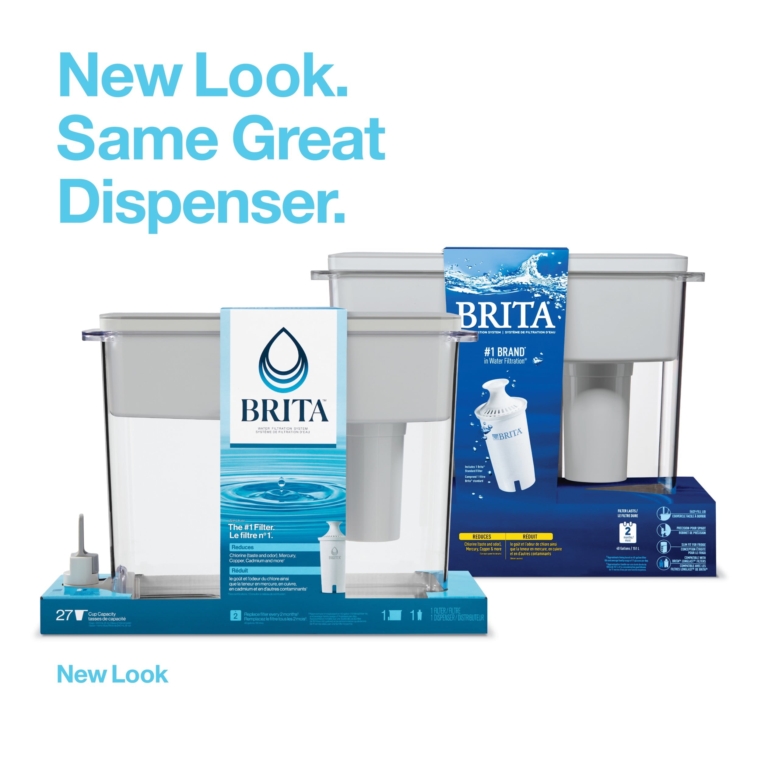 Brita Ultramax  27-Cup Gray Water Filter Dispenser