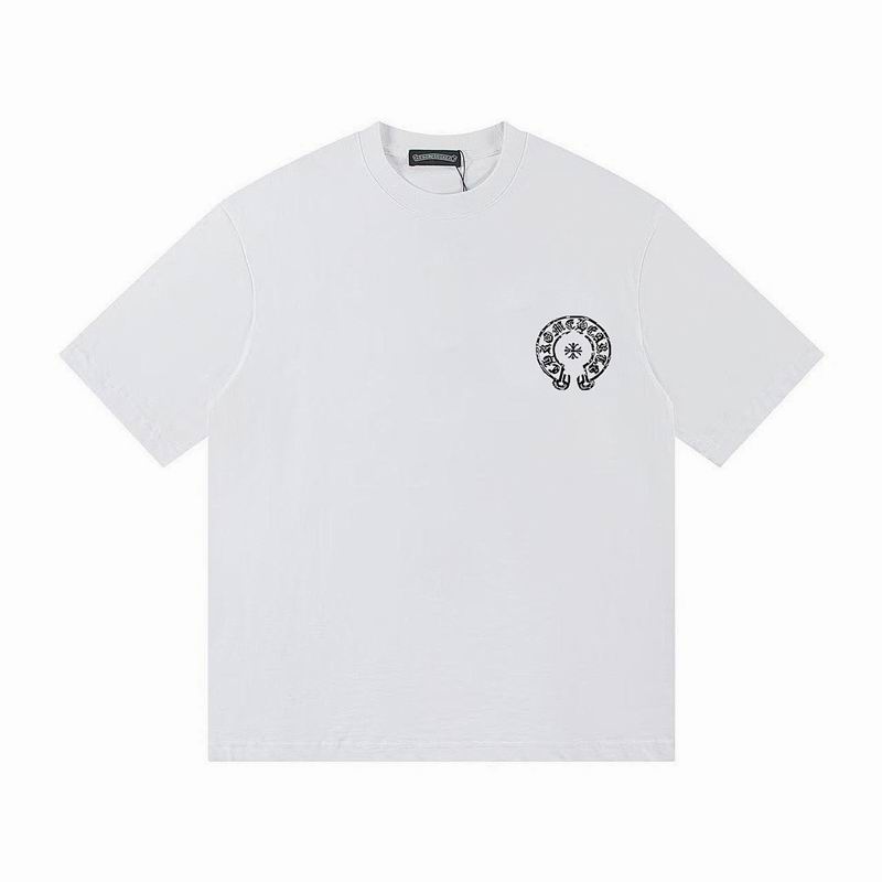 クロムハーツ コピーフロントクロスロゴ バックデザイン レアモデル 半袖 夏物Chrome Hearts