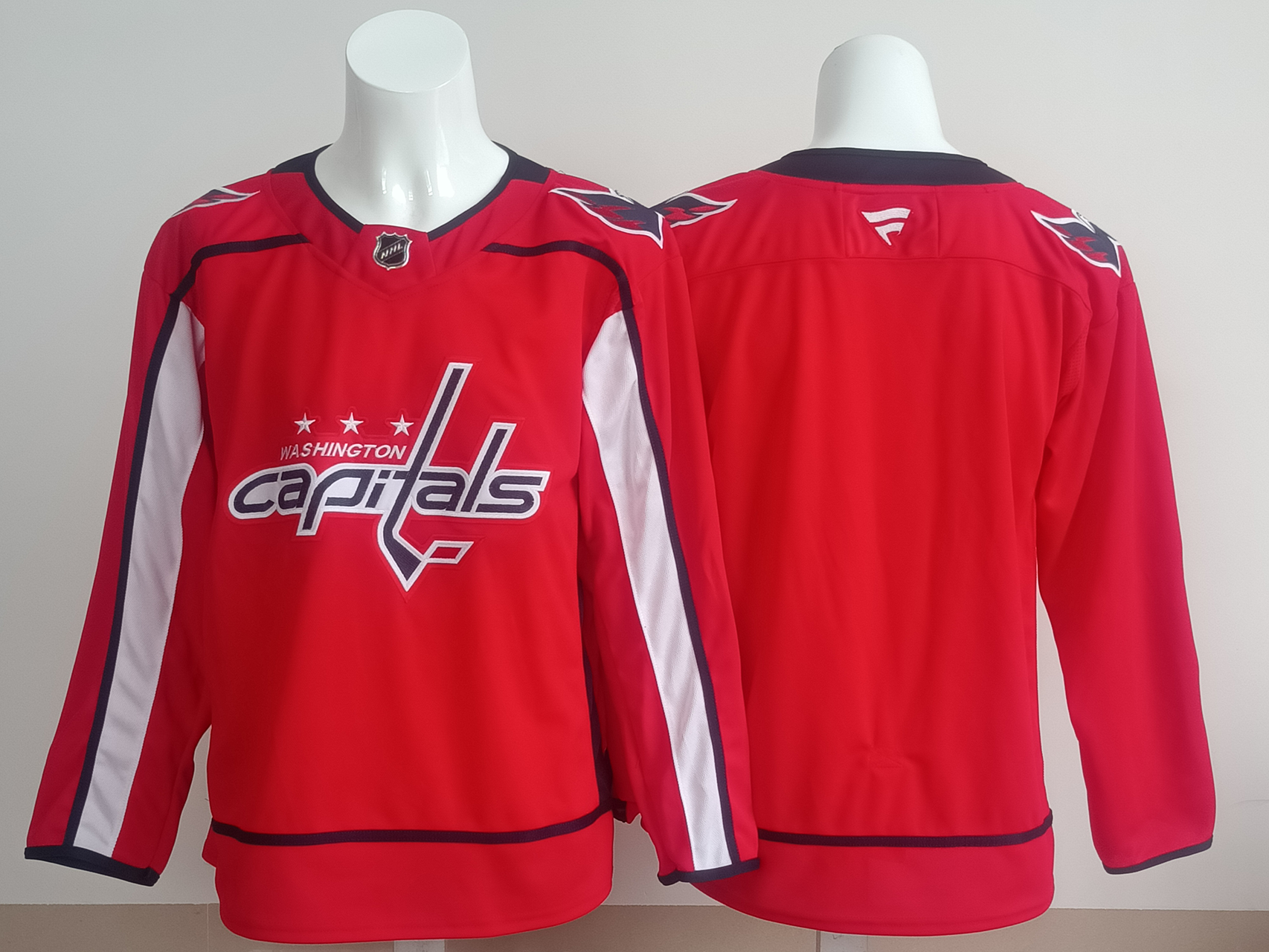Men's Washington Capitals Fanatics Red Home Premium Blank Jersey