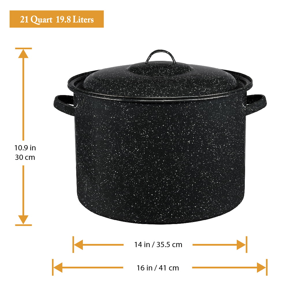 Granite Ware 21-Quart Stock Pot with lid