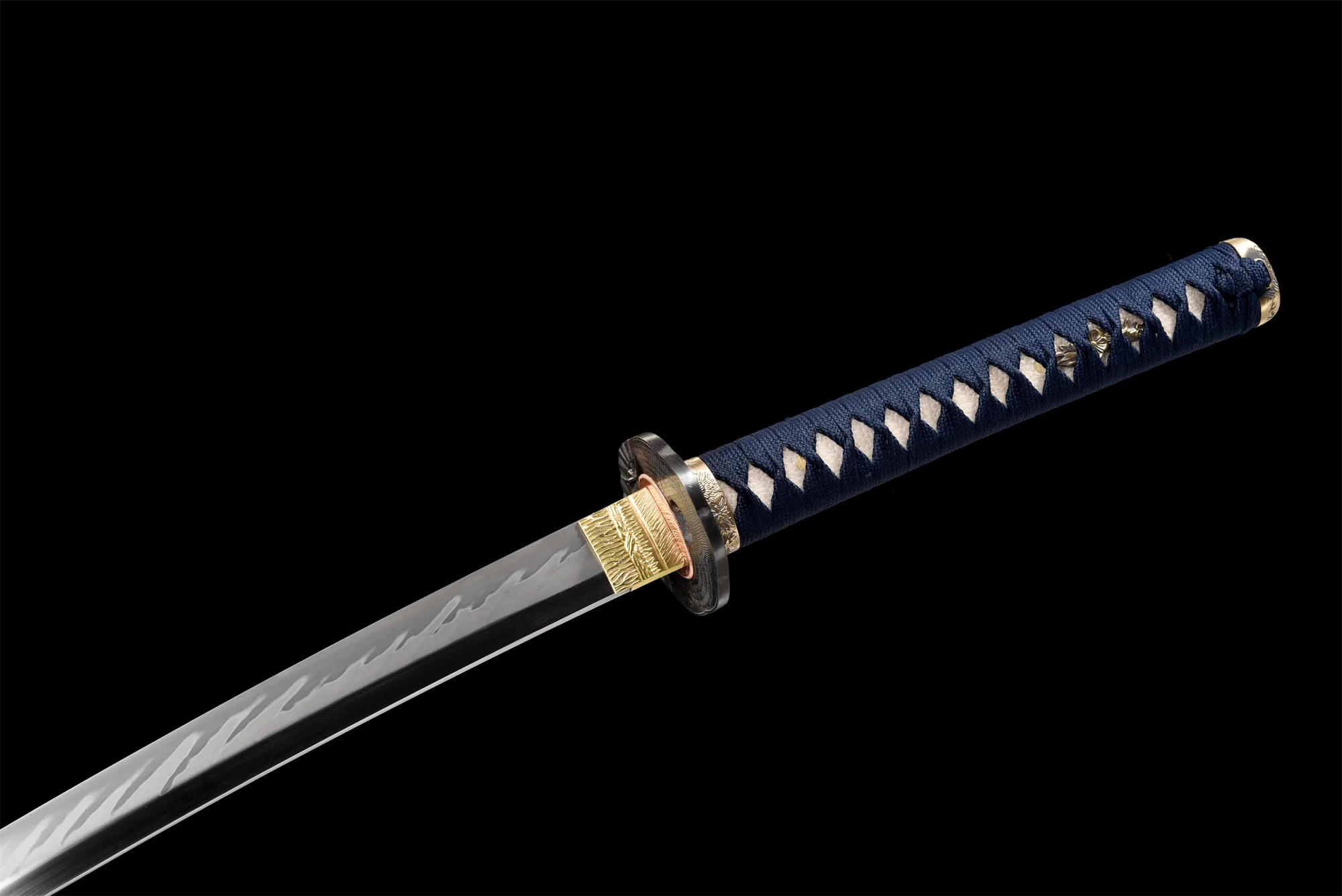 T10 Clay Tempered Green Katana – Full Tang, Real Hamon