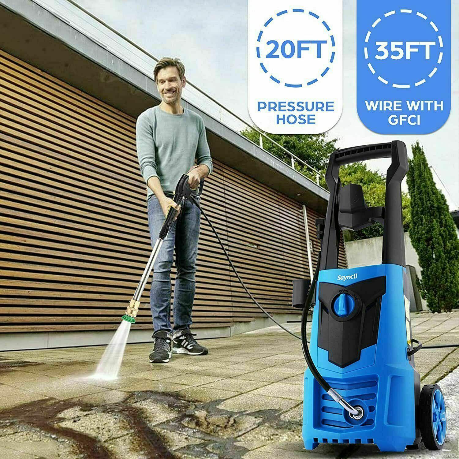 2026 Suyncll Electric Pressure Washer 3000PSI, 2.4GPM High Power Washer Cleaner NEW