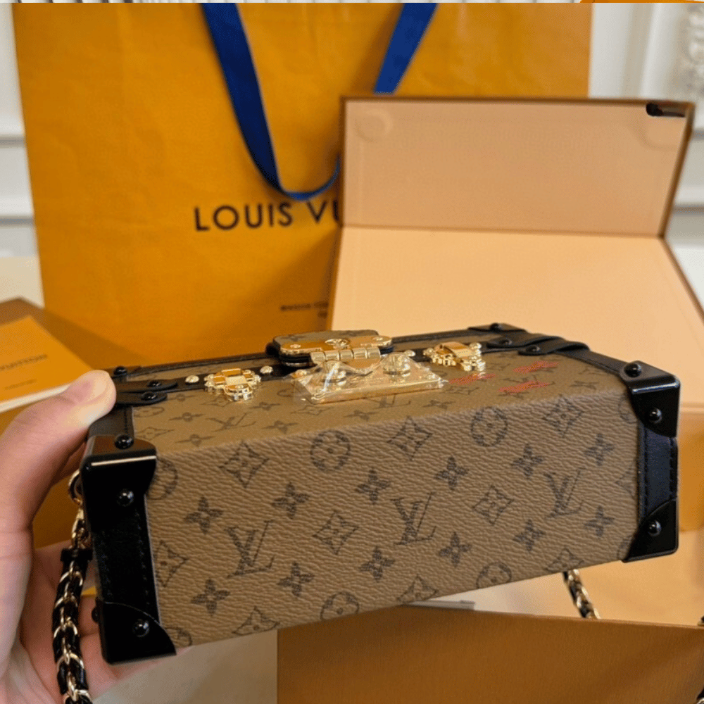 Louis Vuitton Petite Malle Monogram Reverse 7.9 Inches