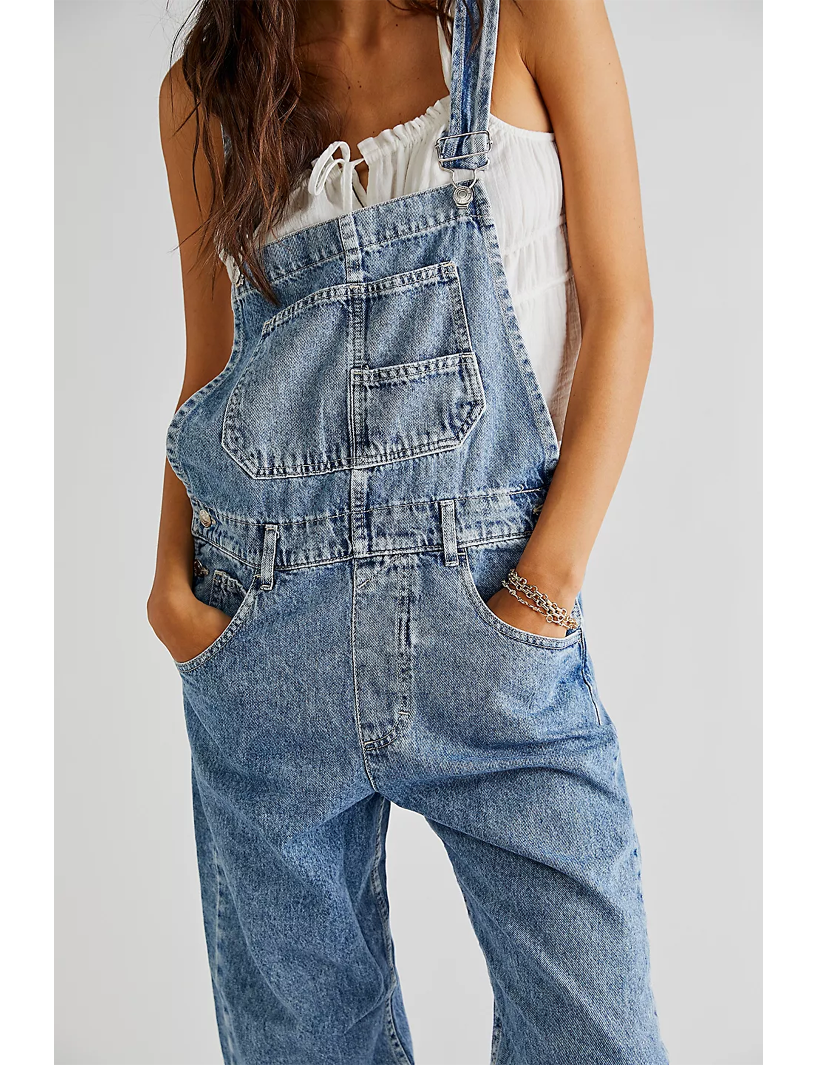 Ziggy Denim Overall, Powder Blue