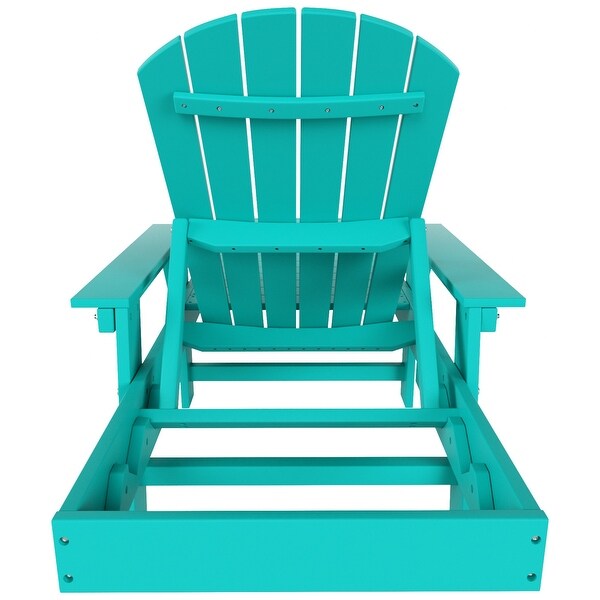 Polytrends Altura Poly EcoFriendly All Weather Reclining Chaise Lounge with Arms