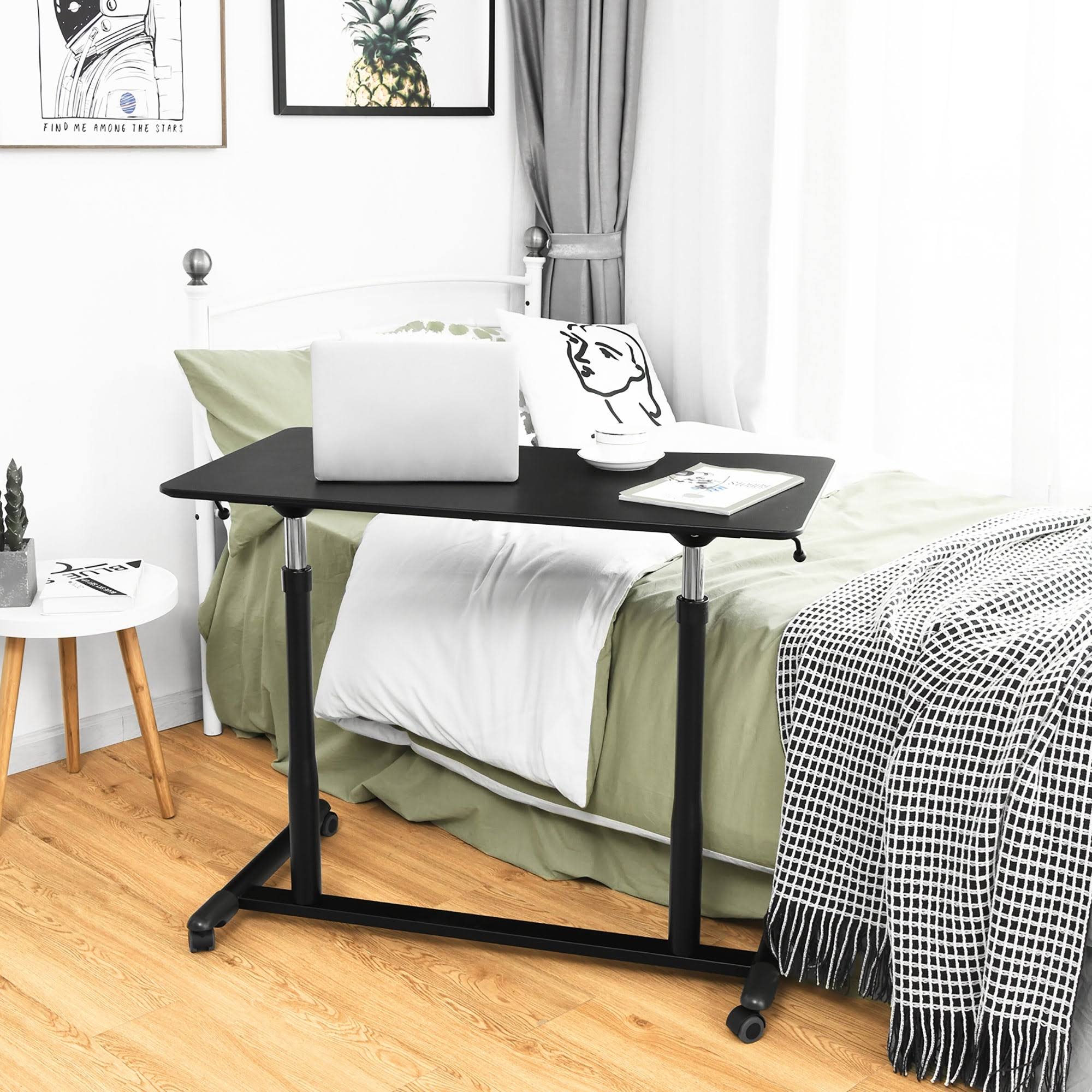 Standing Desk Computer Desk Height Adjustable Desk - Black