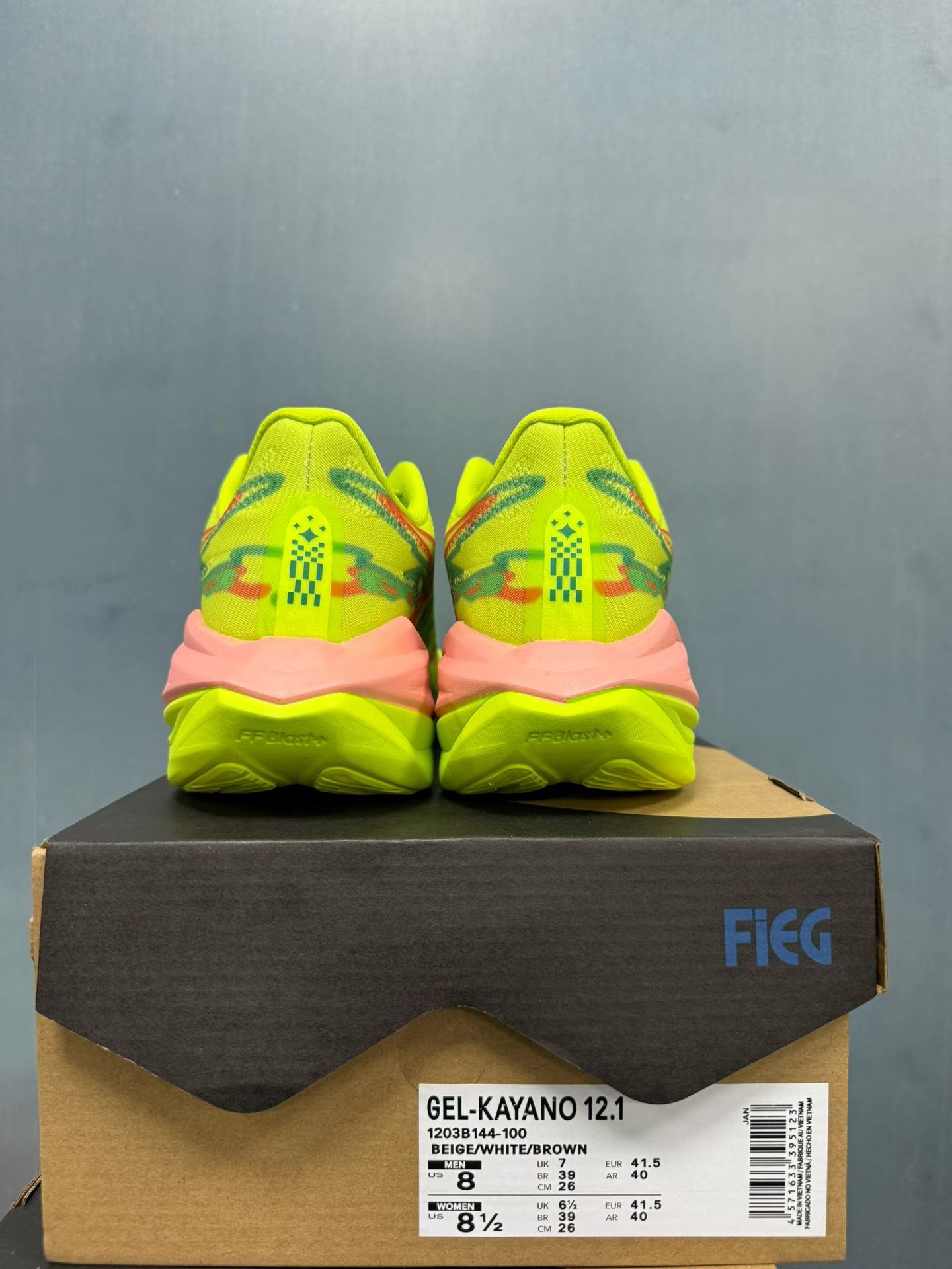 ASICS Superblast 3 Yellow/Red/Green