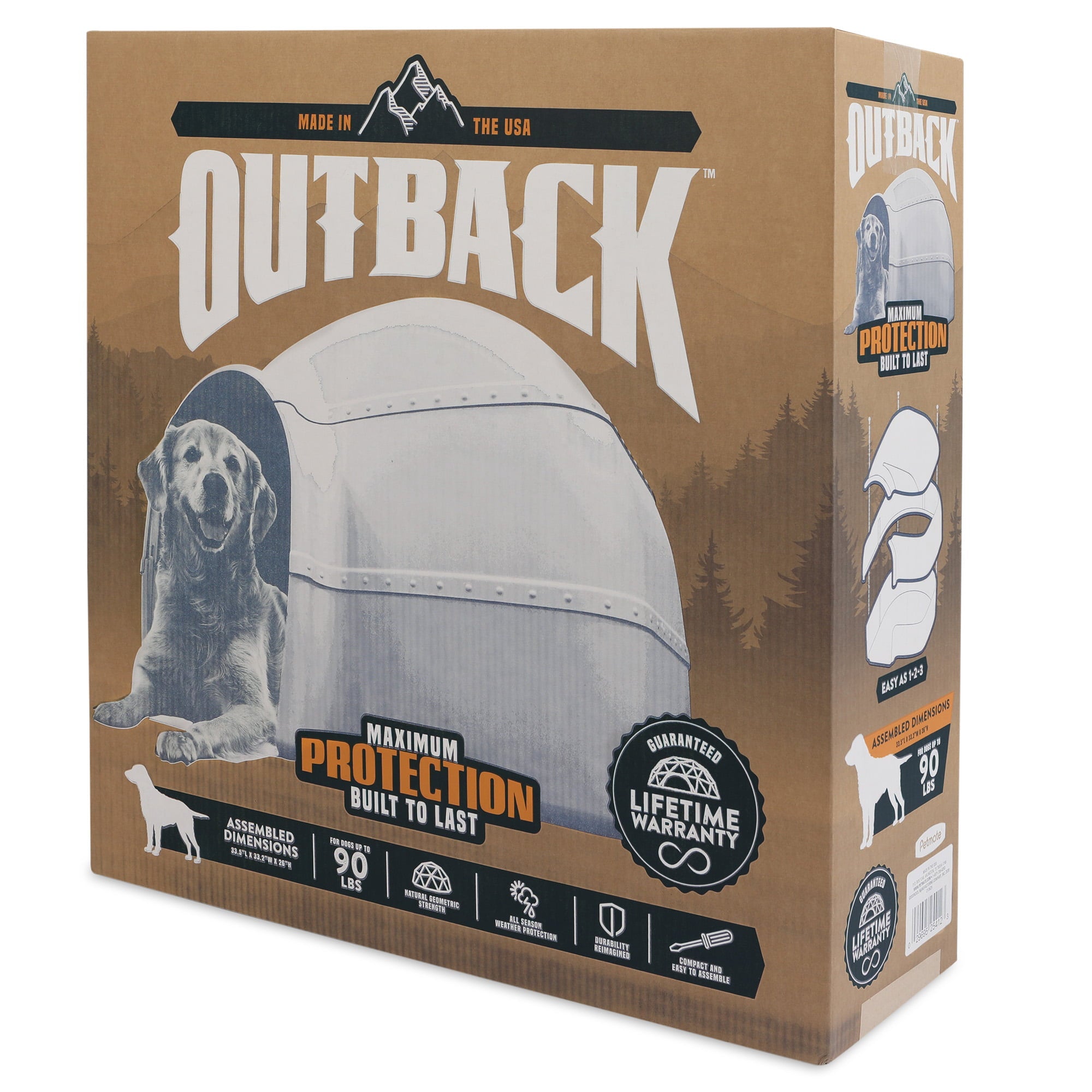 Outback Doghouse, Extra Large Dogs, up to 90 Pounds