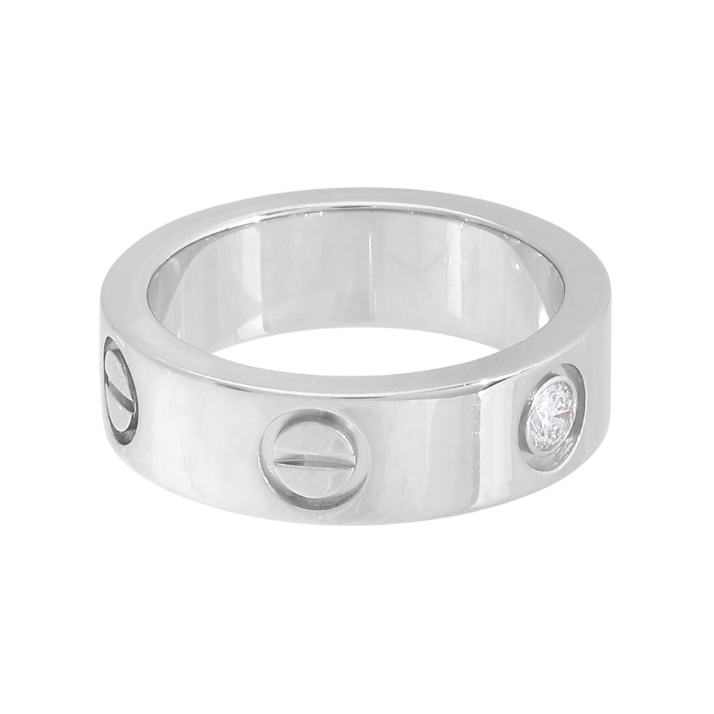 Cartier Love Ring Platinum Diamond B4046700