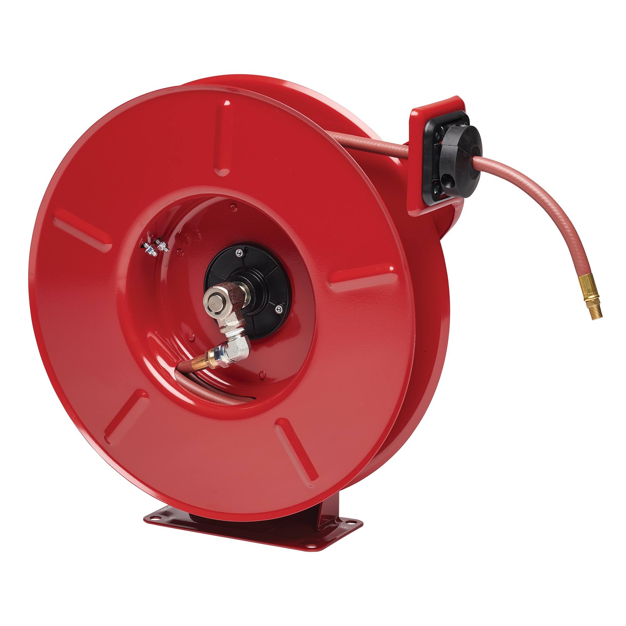 Reelcraft 7650 OLP Heavy Duty Spring Retractable Hose Reel 3/8x22 x 50ft