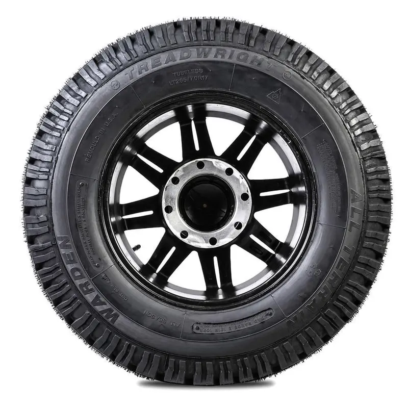 TreadWright WARDEN A/T LT 245/75R17 10 PLY Remold USA Premiere Wear 50,000 miles Remold USA