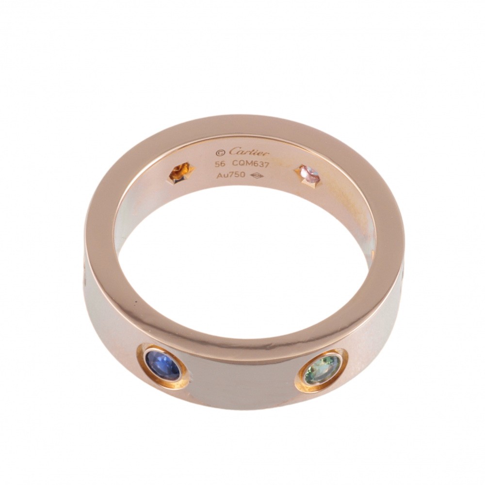 Cartier Love Ring 18K Rose Gold B4087800