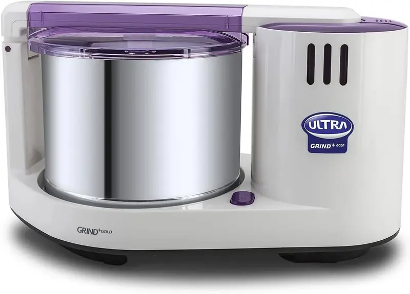 Ultra Grind+ Gold 2-Liter Wet Grinder with Atta Kneading Function – 110V Tabletop Model