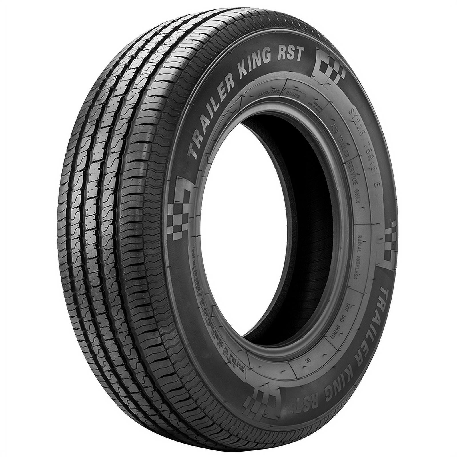2026 Trailer King RST ST225/75R15 117/112M E Trailer Tire – High-Performance Trailer Tire for Heavy Duty Use