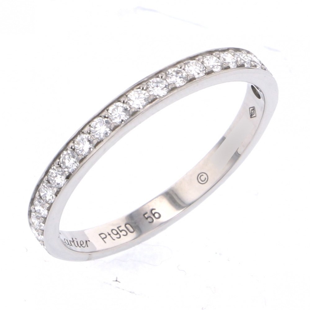 Cartier Ethancel Do PT950 Ring Platinum Diamond