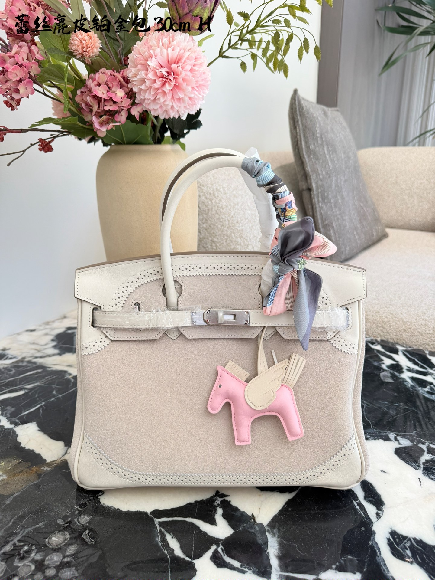 Hermès Birkin 30 Pearl White Birkin Bag - cnluxepick