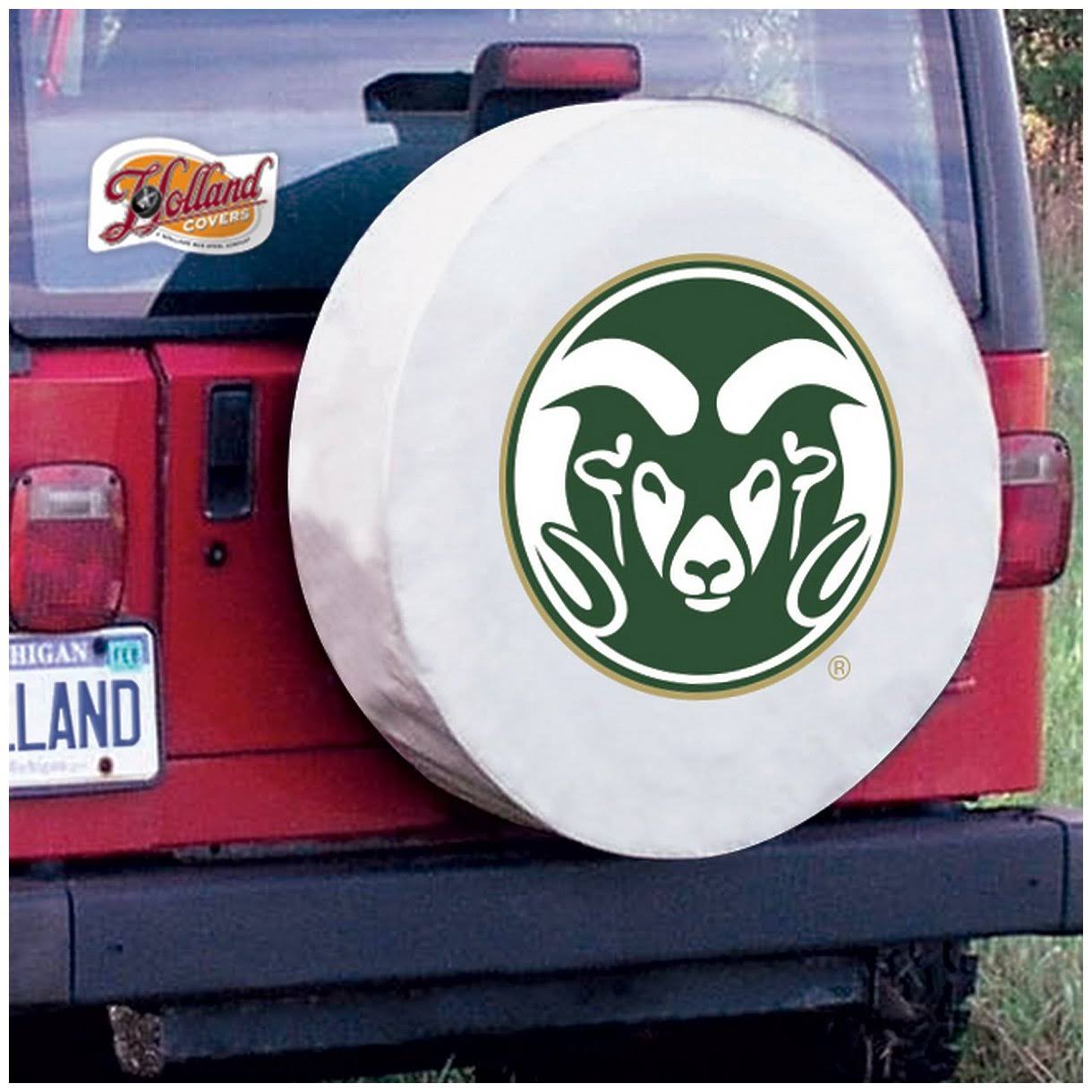 Colorado State Tire Cover - Holland Bar Stool - TCH1ColoStWT