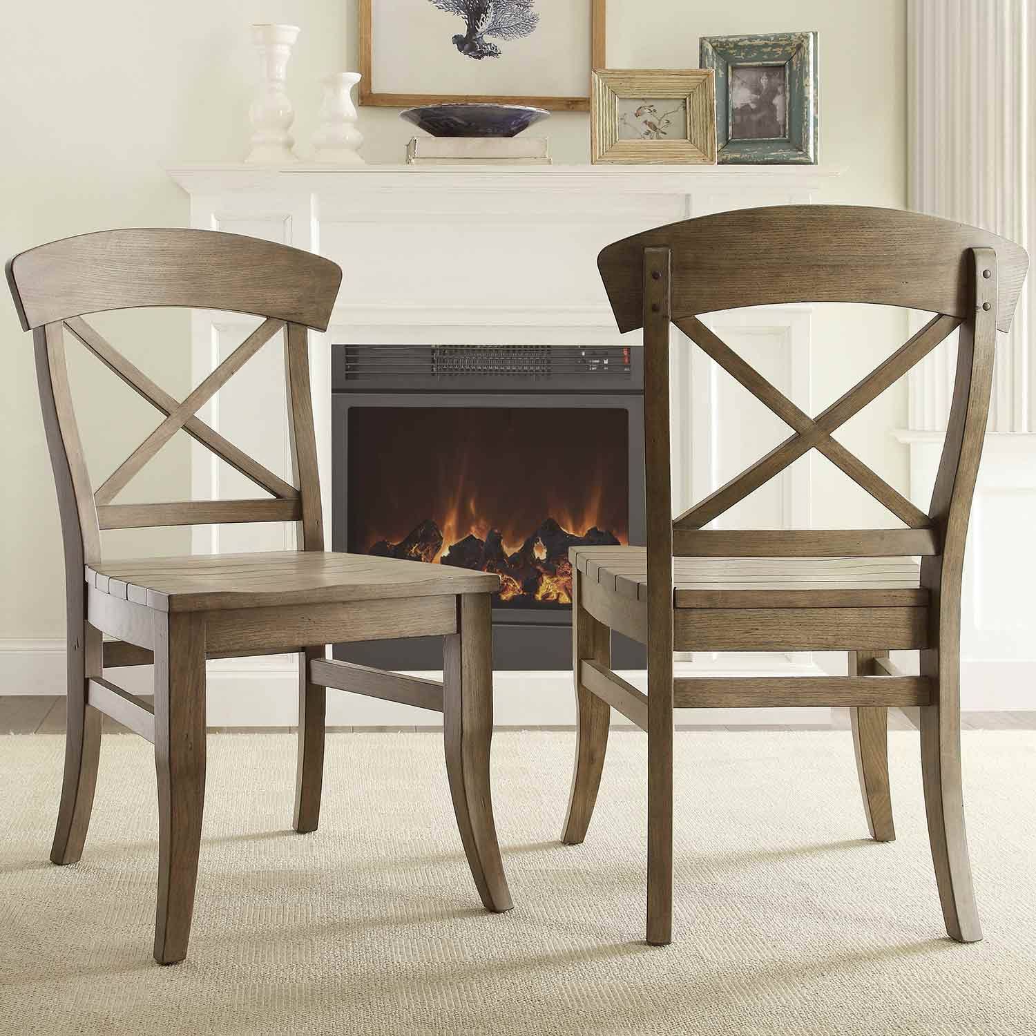 Riverside Furniture Regan X-Back Dining Side Chair