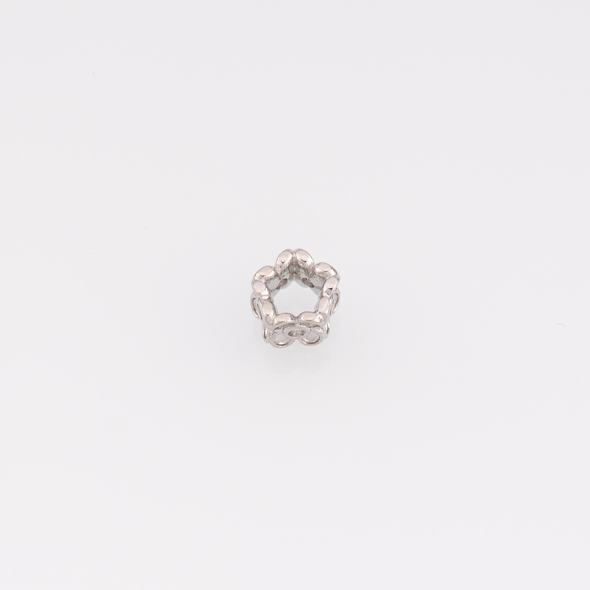 18K Gold Filled Flower Spacer Beads,Flower Bead for Bracelet Jewelry Necklace Making Supply