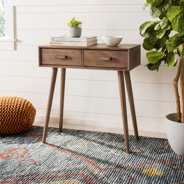 Dean 2 Drawer Console Table Safavieh