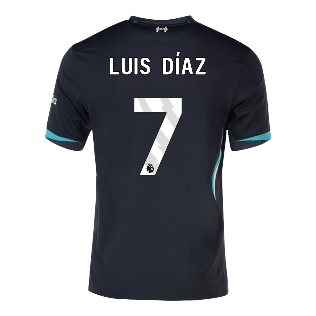 LUIS DÍAZ #7 Liverpool Away Soccer Jersey