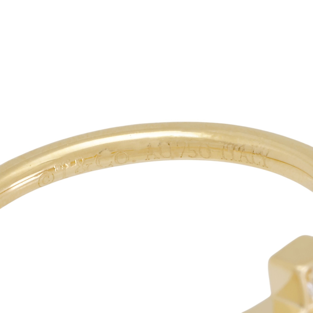 Tiffany & Co. Tiffany T Diamond Wire Ring 18K Yellow Gold 60147102
