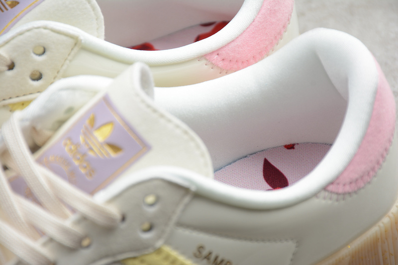 Adidas Sambarose Shoes Cloud White/Pink/Yellow EG1817