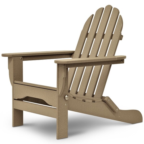 Nelson Recycled Plastic Folding Adirondack Chair by Havenside Home