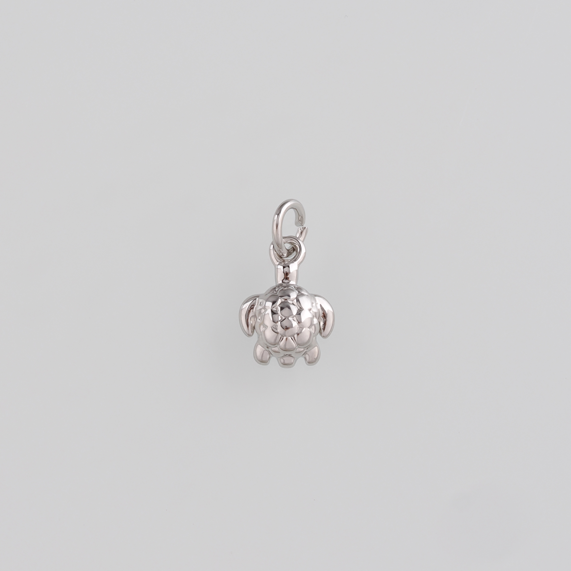18K Gold Filled Turtle Pendant,Turtle Charm Earrings Necklace for DIY Jewelry Making Supply