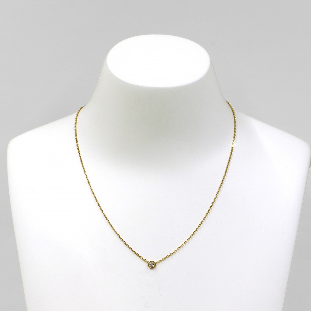 Cartier Damour (diamant Leger) Sm Necklace 18K Rose Gold Diamond
