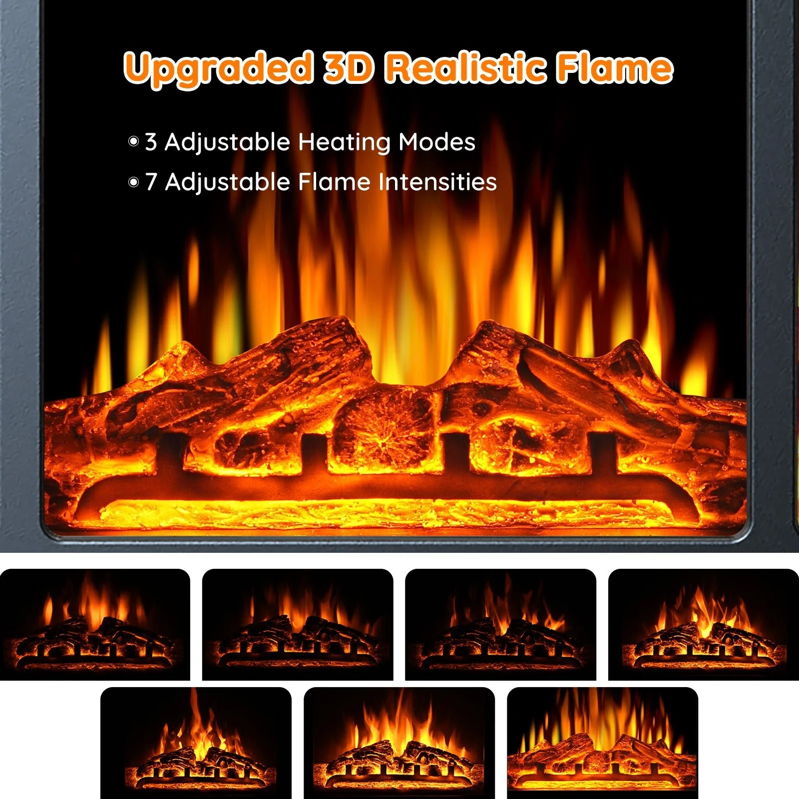25'' Electric Fireplace with Mantel M1806