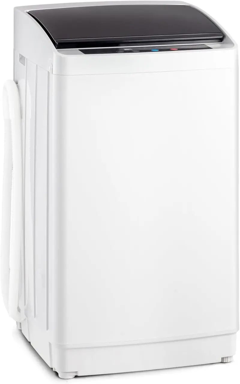 ROVSUN 17.8 lb Portable Full-Automatic Washer – Stainless Steel Drum Laundry Machine