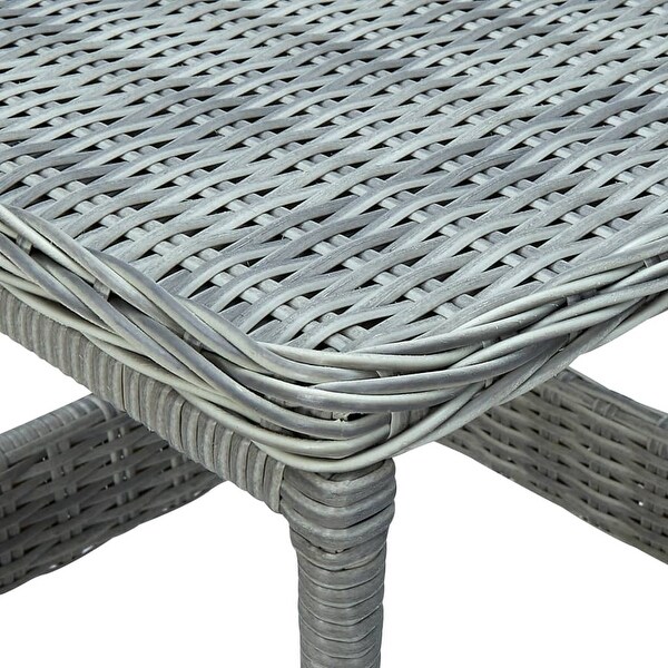vidaXL Patio Table Light Gray 17.7