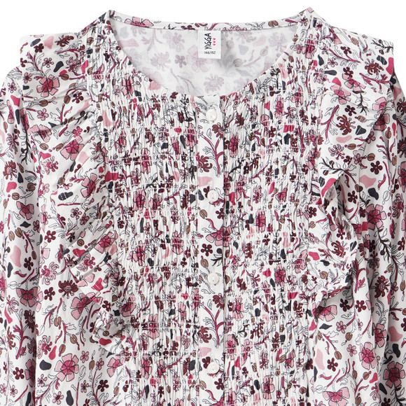 Yigga Mädchen Bluse im floralen Look