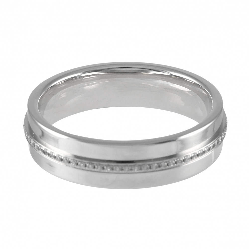 Tiffany & Co. Tiffany T Narrow Ring 18K White Gold Diamond 60151252