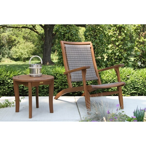 Eilaf Eucalyptus and Wicker Lounger