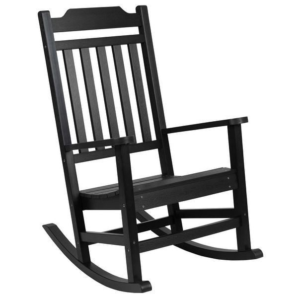 2 Pack AllWeather Faux Wood Rocking Chair