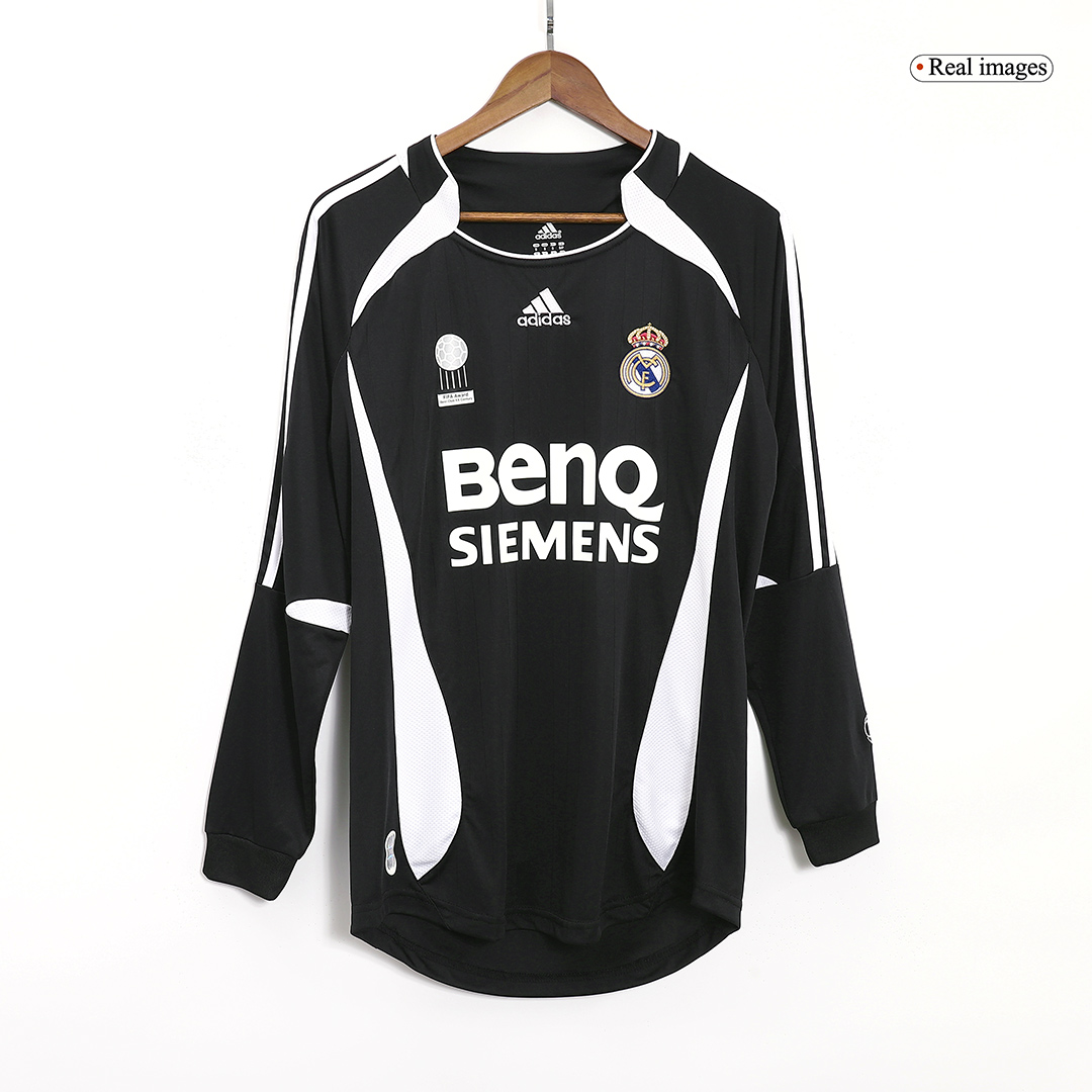 Retro Soccer Jersey Real Madrid Away Long Sleeve 2006/07