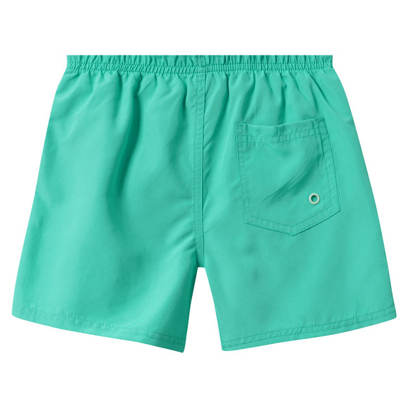 Famy Jungen Badeshorts mit gummiertem Badge