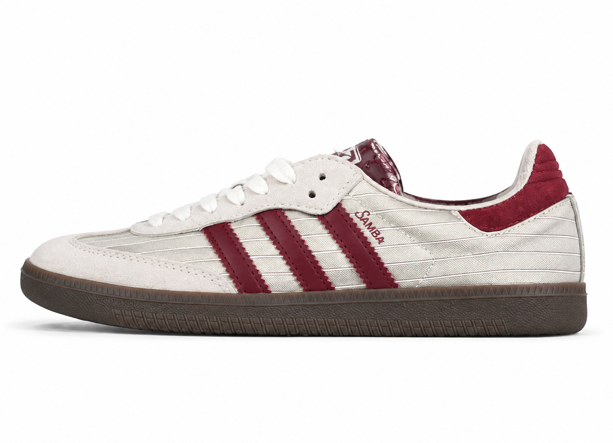 Adidas Samba Og Casual Sneakers Grey/Red/Grey KZ7552