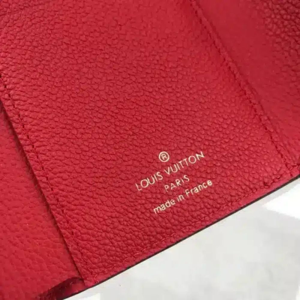 Louis Vuitton Pallas Compact Combines Wallet Red 5.1 Inches M67478